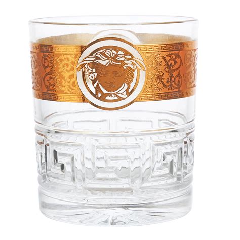 versace whiskey glasses price|versace wine glass set.